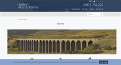 Desktop Screenshot of hartley-worstenholme.co.uk